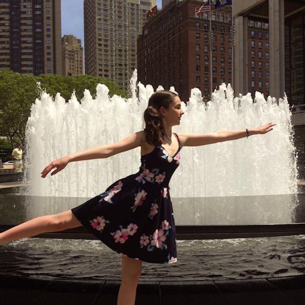 Junior floral dress